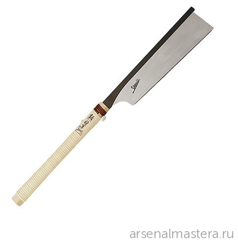 Японская столярная обушковая пила Shogun Dozuki Saw 240 мм 20 tpi прямая деревянная рукоять MCW-24H М00009203