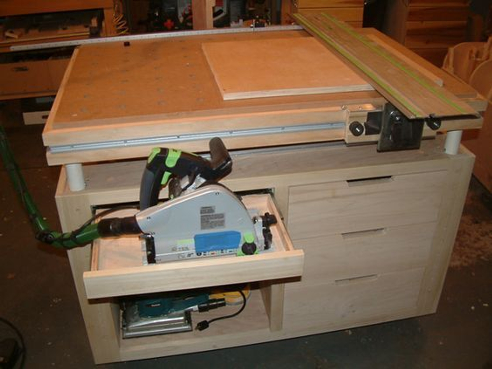 Многофункциональный стол для мастерской - идея стола Festool MFT 3