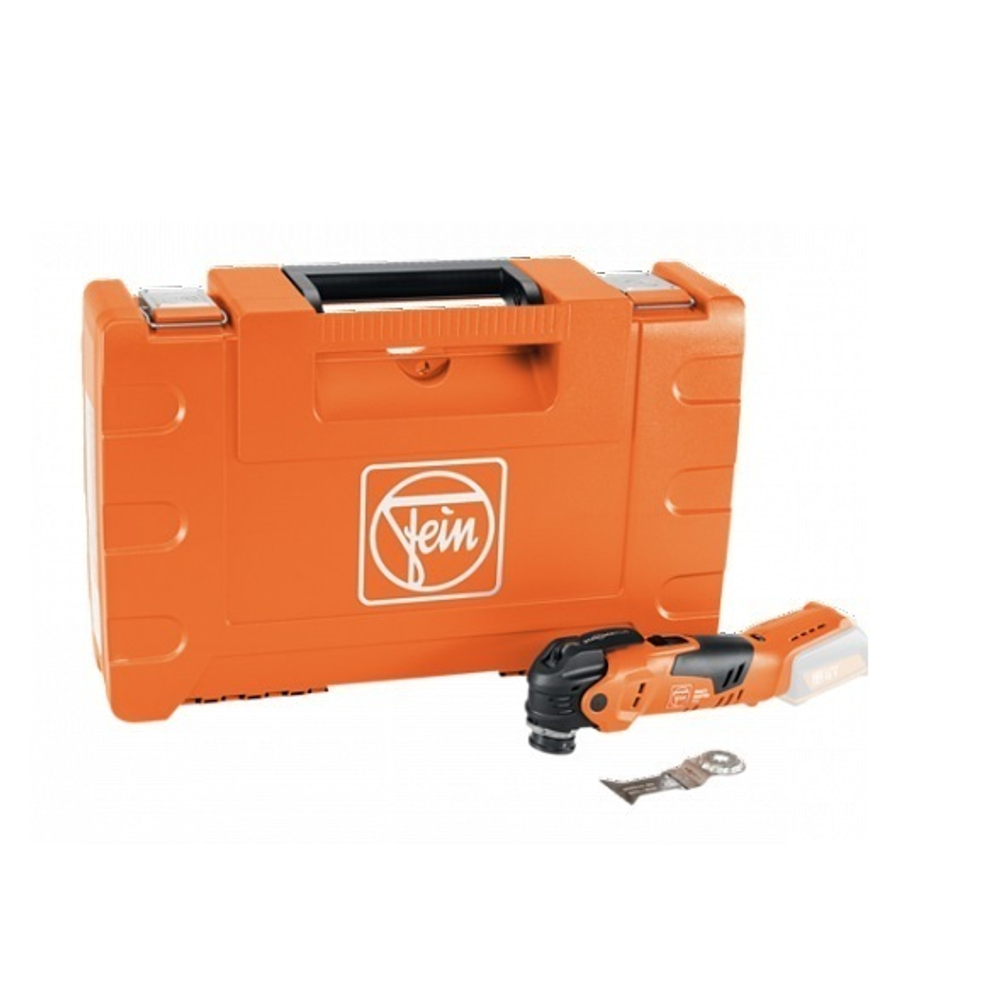 Новинка! Инструмент универсальный аккумуляторный MultiMaster AMM 300 Plus Select 12 В , Универсальное пильное полотно E-Cut 44 мм, в кейсе 7 129 32 62 00 0 Fein 71293262000