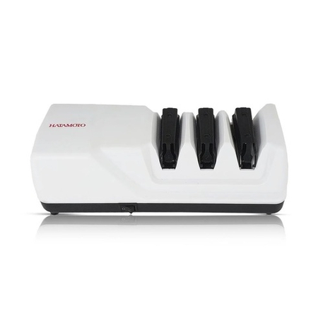 СУПЕР ХИТ! Профессиональная электрическая точилка трехэтапная для стальных и керамических ножей, заточка алмазная Hatamoto Japan Серия Home Tojiro EDS-1198