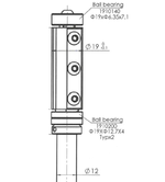 ХИТ! Фреза обгонная ТЕРМИНАТОР D19x50 L112,8 сменные ножи хвостовик 12 DIMAR 1019429