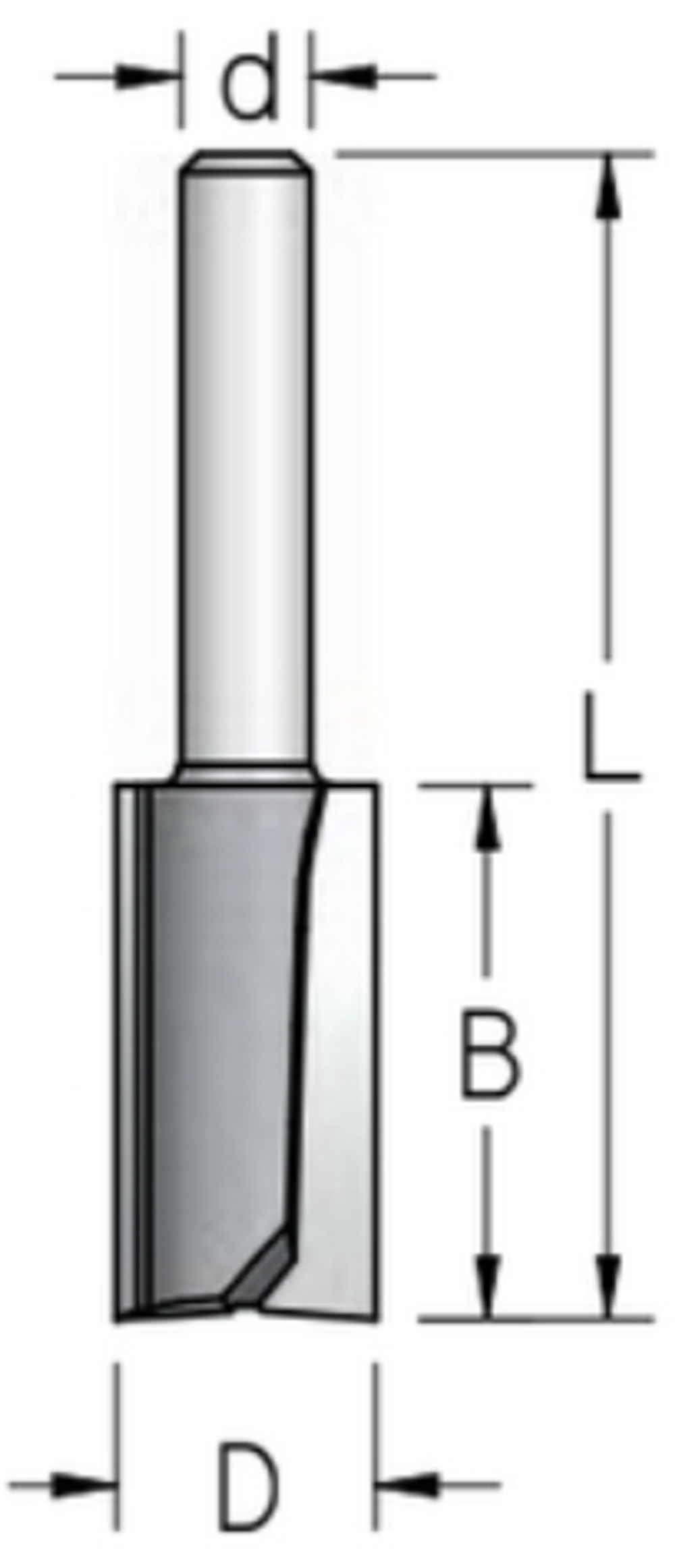 Фреза пазовая WPW 8.0 x 25 x 57 x 8 P240805
