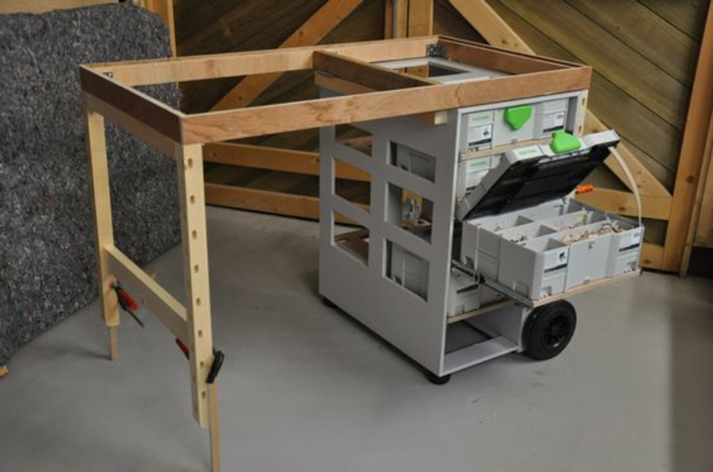 Многофункциональный стол для мастерской - идея стола Festool MFT 3