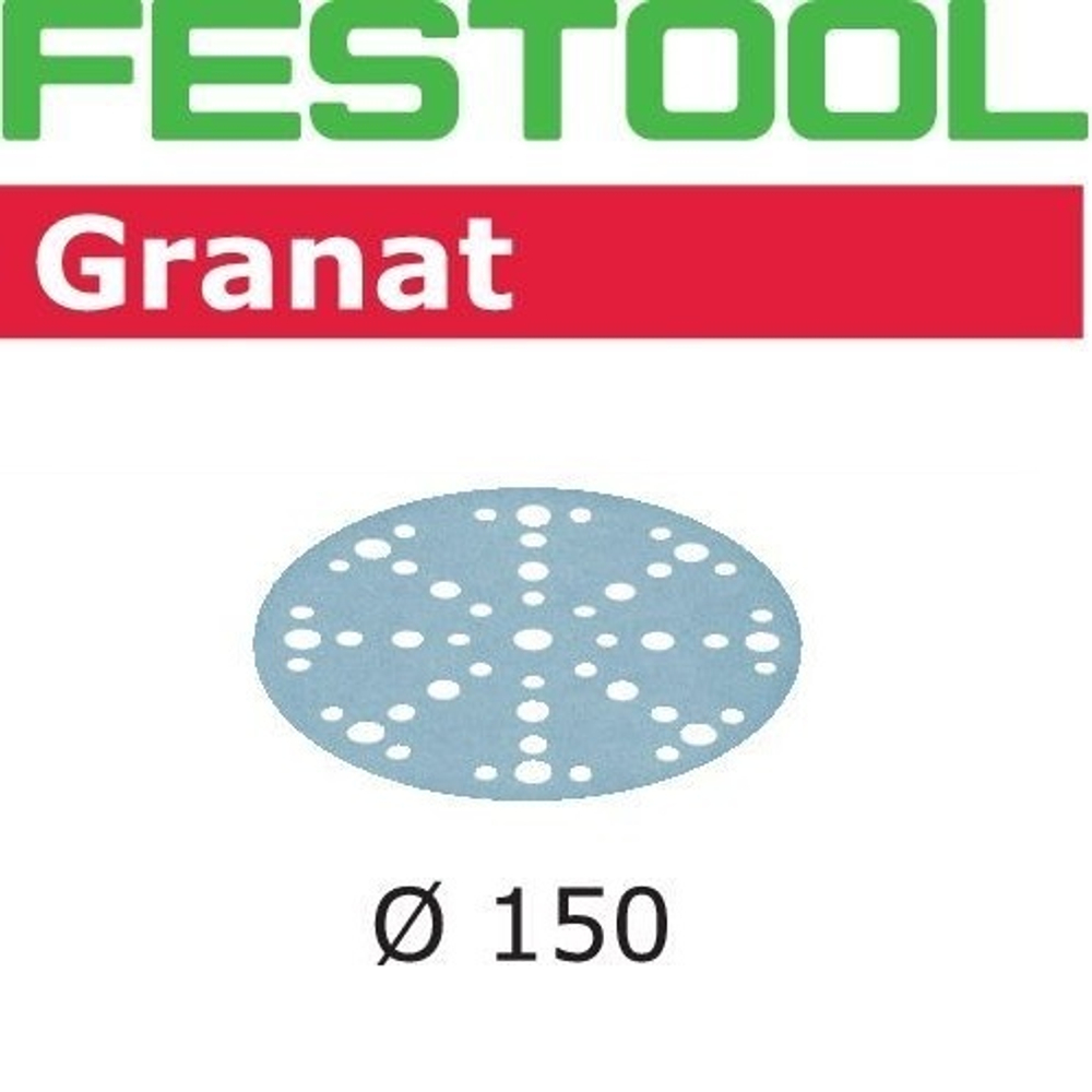 ХИТ! Комплект 100 шт Шлифовальные круги Festool Granat STF D 150 / 48 P 320 GR/100 575170
