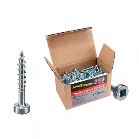 Саморезы оцинкованные PAN-Head 1 дюйм 25 мм 250 шт. Uniqtool UTS-SML-250