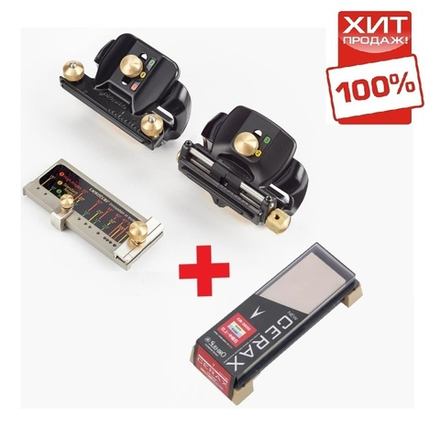 ВМЕСТЕ ВЫГОДНЕЕ ХИТ! Комплект Точилка полный набор Veritas Mk.II Deluxe Honing Guide Set ПЛЮС Комбинированный японский водный камень 1000/3000 Suehiro New Cerax CR-3800 М00010564-М00000607-AM