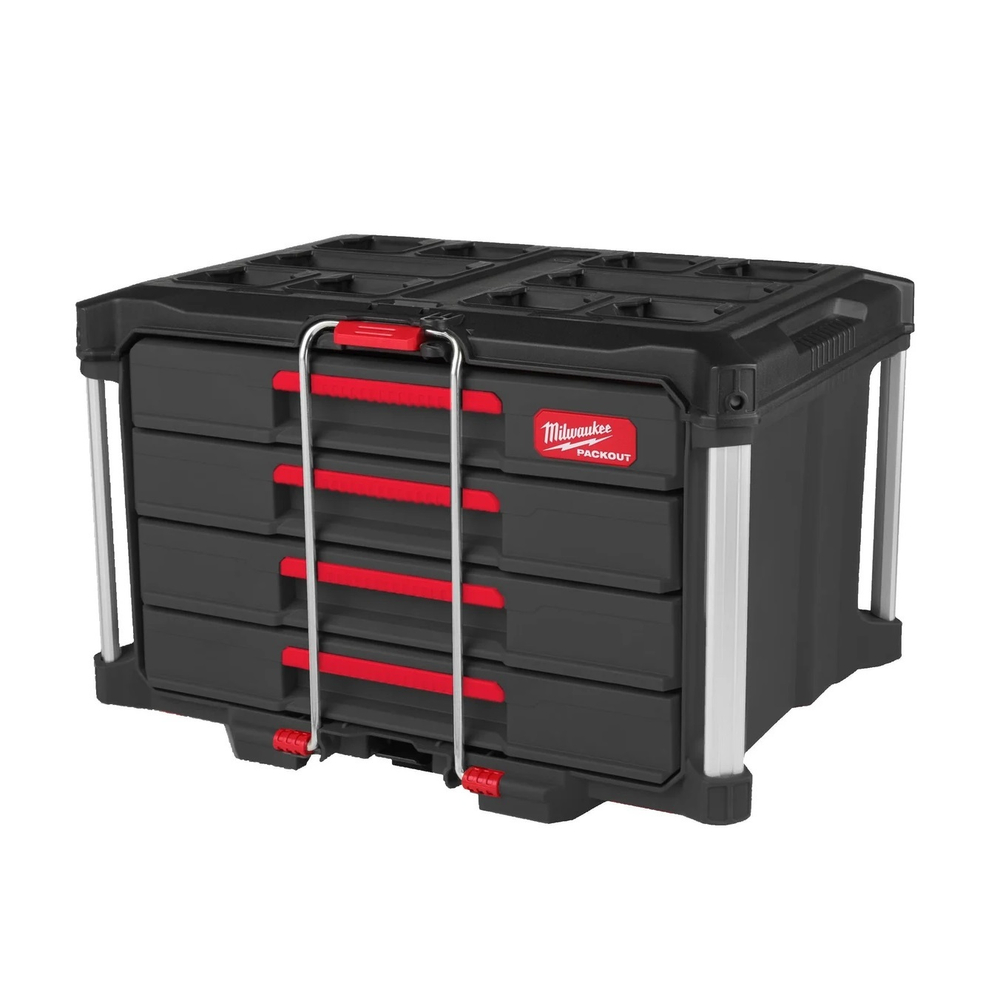 Новинка! Ящик с 4 - мя выдвижными отсеками PACKOUT DRAWER BOX Milwaukee 4932493189