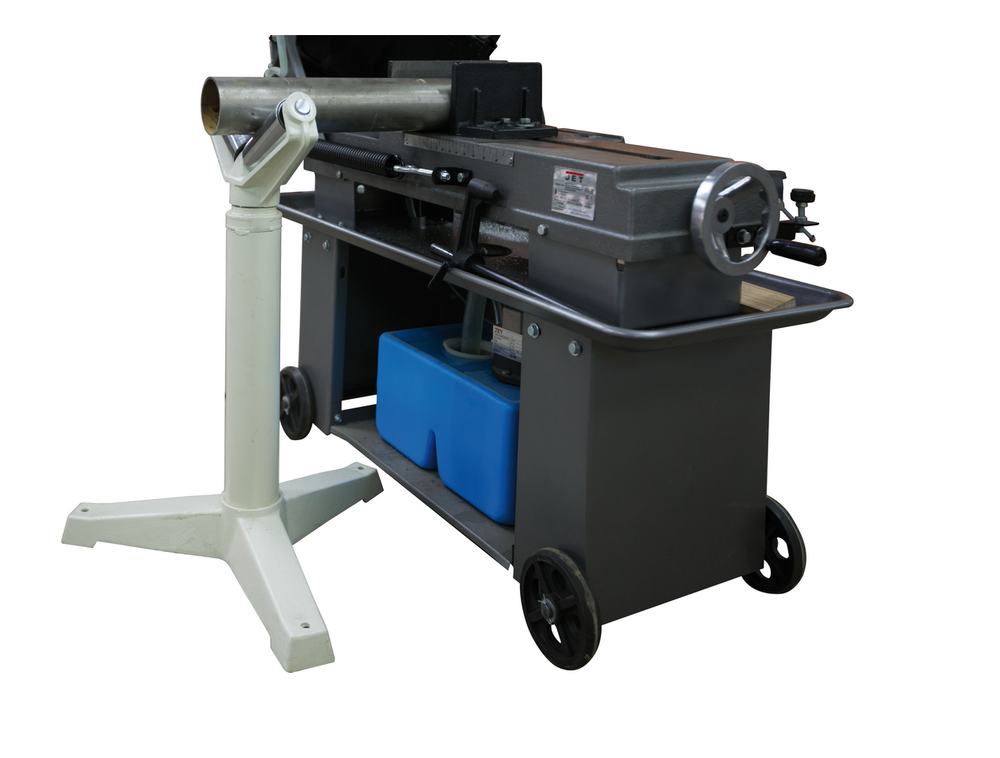 Новинка! Роликовая опора JET HRS-V V-образная, для проведения обработки металлических цилиндрических заготовок на ленточнопильных станках 52000100