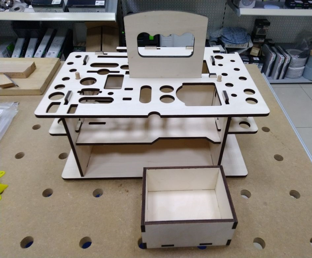 Вкладыш органайзер деревянный / подходит для систейнера Festool  SYS3 M 337 ArMa-15
