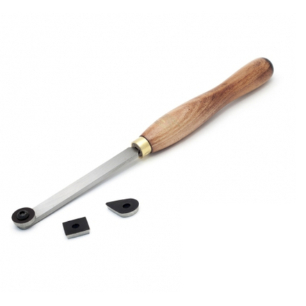 Резец токарный Crown HSS Scraper Multi-Tip с тремя насадками, рукоять 216 мм 268W М00012456