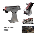 Новинка! Ленточный шлифовальный станок по металлу JET JBSM-150 380В 4 кВт, шлифлента 150х2000 мм, для снятия заусенцев, зачистки сварных швов, шлифовка поверхностей заготовок, готовых деталей 50001892T
