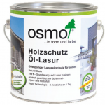 Новинка! Защитное масло-лазурь для древесины с эффектом серебра Osmo Holzschutz Ol-Lasur Effekt 1143 Оникс серебро 0,22 л для наружных работ 12100247_2