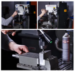 Новинка! Фрезерно - сверлильный станок JET JMD-3T DRO с УЦИ 220 В 1000 Вт, стол 160 x 700 мм. Плавная регулировка частоты вращения, Реверс, Наклон головки +/-90 гр. 50000549M