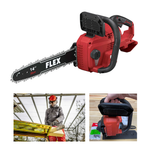 Новинка! Аккумуляторная цепная мощная пила FLEX GCS 35 2x18-EC для обрезки древесины толщиной 30 см 531276
