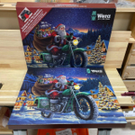 АКЦИЯ 2026! Рождественский Адвент календарь WERA Advent 2025 16 VE 1 и Промо - набор Kraftform 28 предметов ОТВЕРТКИ + 2 подставка + открывашка, Шлиц , Torx, крестообразный, прямой, шестигранный (H) WE-136610