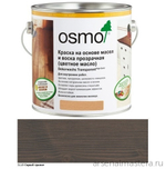 Прозрачная краска на основе цветных масел и воска Osmo 3118 Серый гранит 2,5 л Dekorwachs Transparent Granitgrau для внутренних работ Osmo-3118-2.5 10100338