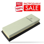 РАСПРОДАЖА ХИТ! Камень Точильный водный комбинированный на подставке 180 х 60 х 28 мм 1000 / 3000 грит Hatamoto Tojiro HT0960