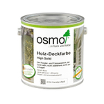 Белая краска для окон и дверей Osmo 2104 непрозрачная 2,5 л HOLZ-DECKFARBE для наружных работ Osmo-2104-2,5 11200003