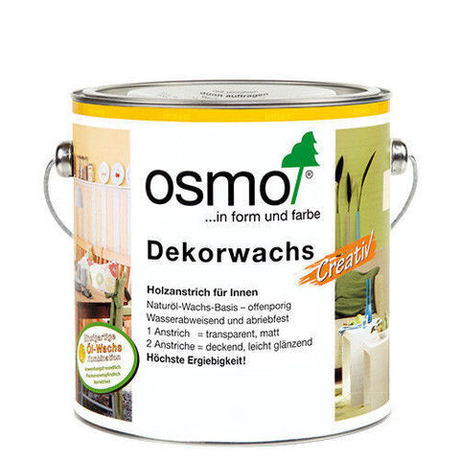 Цветное масло для древесины Osmo 3181 Галька 2,5 л Dekorwachs Intensive Tone для внутренних работ Osmo-3181-2.5 10100415