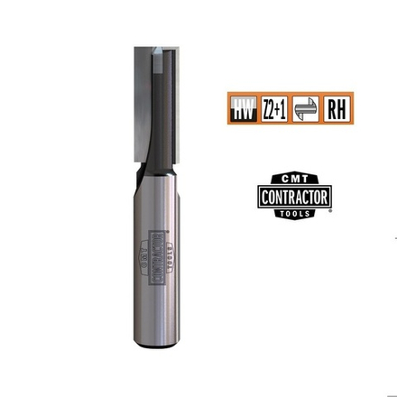 Фреза концевая Contractor пазовая Z 2 / 1 S 8 x 50 D 22 x 20 x 70 RH CMT K174-220