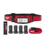 ХИТ! Аккумуляторный фонарь налобный заряжаемый через USB L4 HL2-301 Milwaukee 4933479963