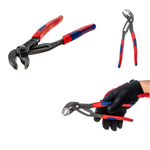 Новинка! Высокотехнологичные сантехнические клещи переставные KNIPEX COBRA (КОБРА) 250 мм, зев 50 мм, фосфатированные, 2-компонентные ручки, в блистере 87 02 250 KN-8702250SB