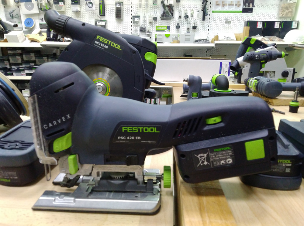 Маятниковый лобзик аккумуляторный FESTOOL CARVEX PSC 420 18 В EB-Basic без аккумулятора 576521
