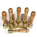 ХИТ! Киянка латунная / Молоток резчицкий 500 г рукоятка из бука Woodwork 852002W