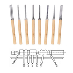 Новинка! Набор из 8 токарных резцов (долото) HEPHA по дереву Garwin SWWT-3310