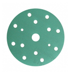 Новинка! Шлифовальные круги комплект 100 шт SUNMIGHT FILM L312T 150 мм P320 на липучке, 15 отверстий зелёные 53014-100