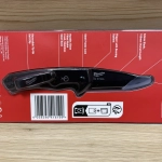 АКЦИЯ ВЕСНА ПРИШЛА! Нож складной выкидной с гладким лезвием MILWAUKEE HARDLINE FOLDING KNIFE SMOOTH, лезвие 64 мм D2 сталь 4932492452