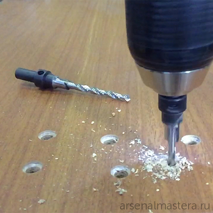 Сверло с зенкером под конфирмат (евровинт) SP 10,6 x 93,7 Z 1 S 9 RH CMT 515.050.31