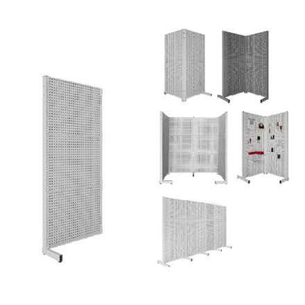 Новинка! Модуль перфорированный с L-стойкой системы МСР Gresson 805 х 30 х 1850 мм МПИ-1850Л