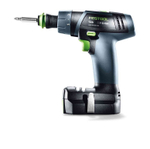 Аккумуляторная дрель - шуруповёрт с 2 шт Аккумуляторами BP-XS 2.6 Ah Li-Ion 10,8 В, Зарядным устройством MXC, Угловой насадкой XS-AS в систейнере FESTOOL TXS 2,6-Set 576102
