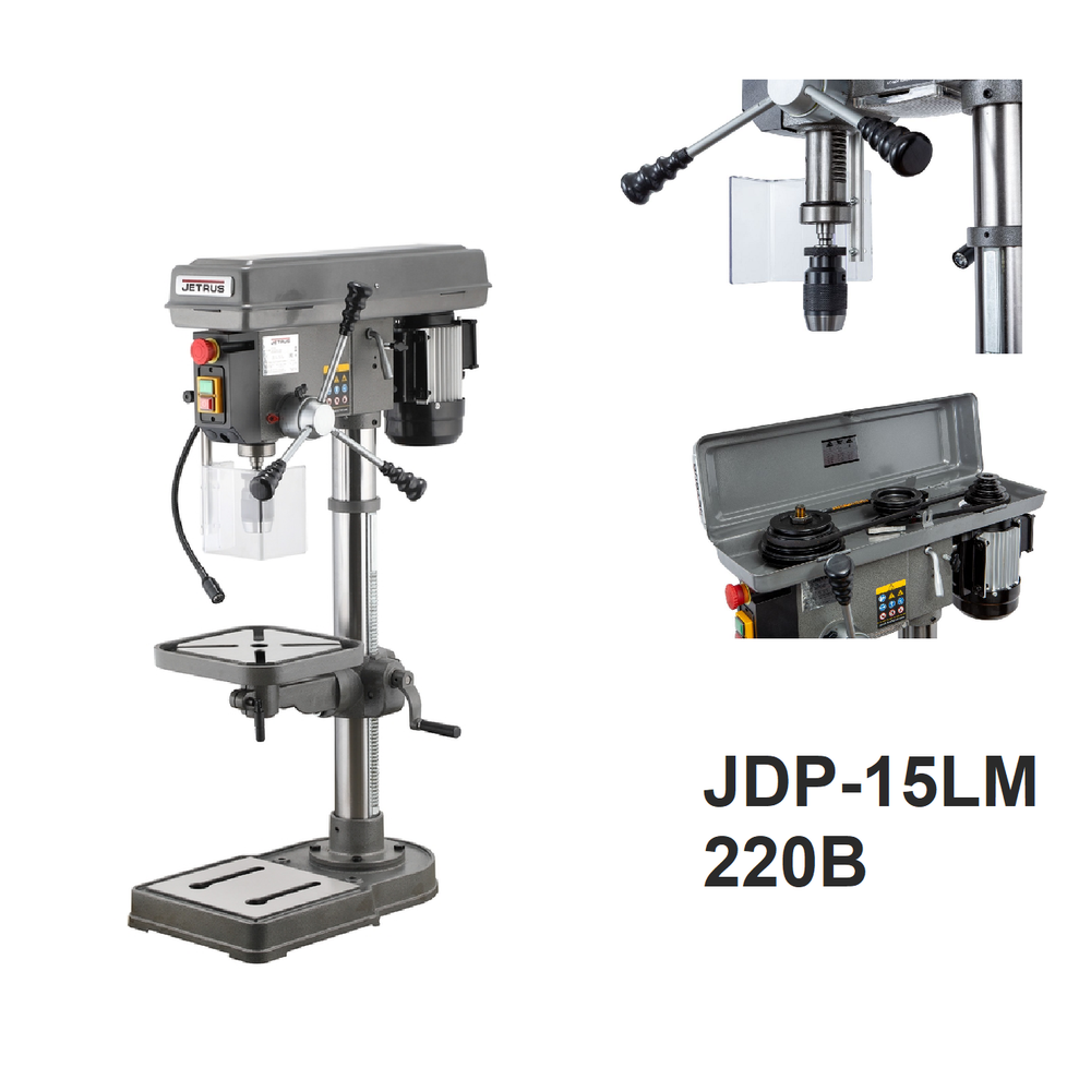 Новинка! Настольный сверлильный станок по металлу промышленный JET JDP-15LM 220В 0,4 кВт JRM215LM