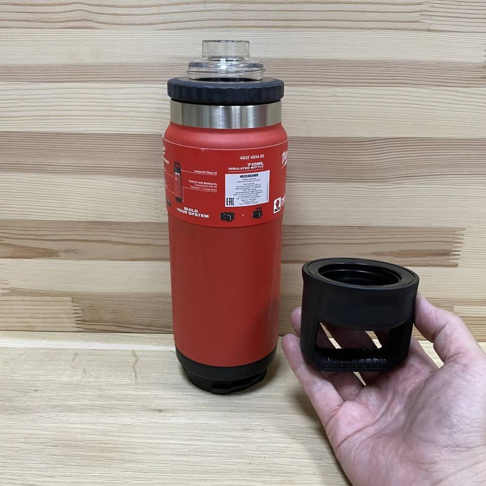 Новинка! Термос красный MILWAUKEE PACKOUT CHUG LID 710 мл 4932493465