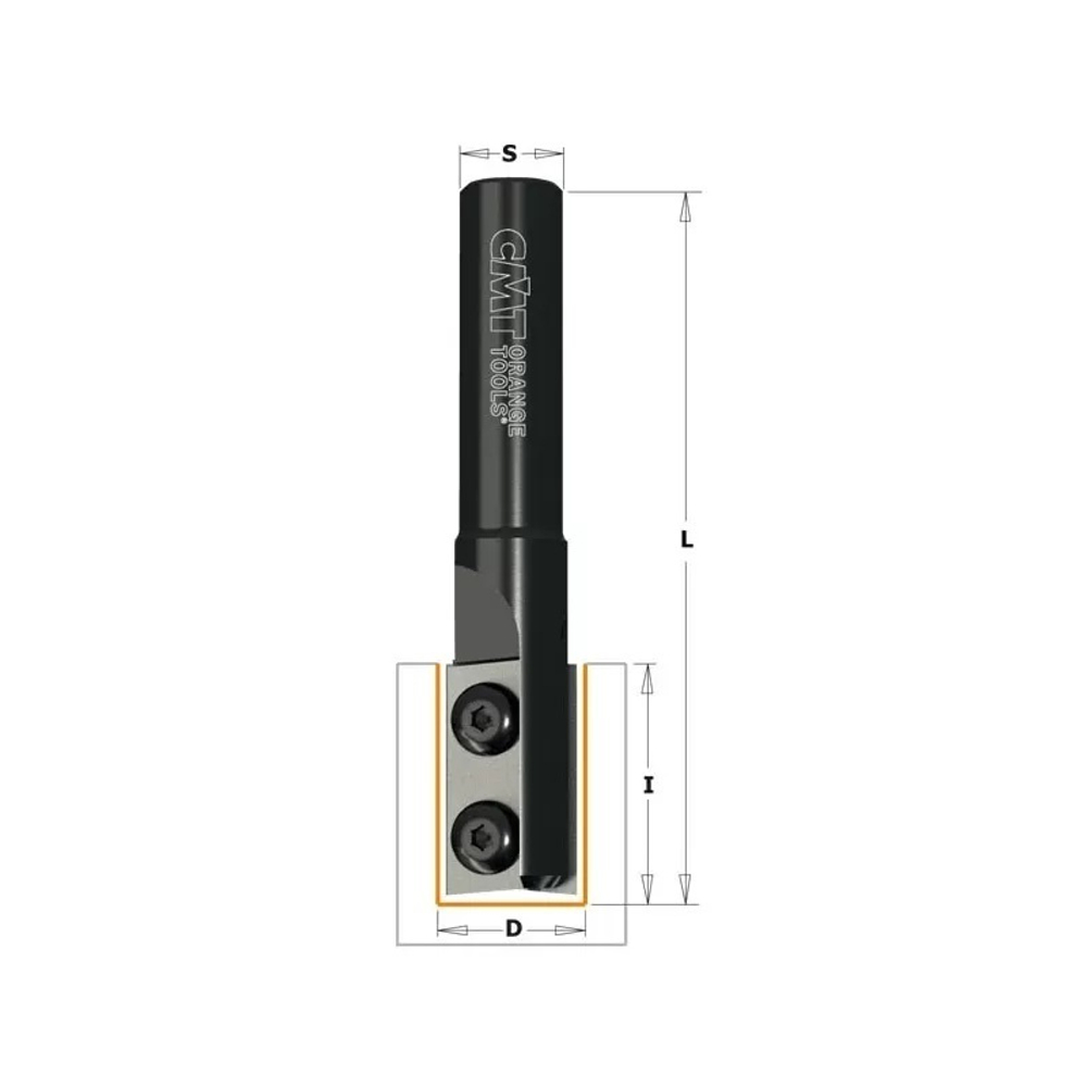 Новинка! Фреза пазовая сменные ножи HM Z 2  S 12  D 16 x 29,5 RH CMT 654.161.11