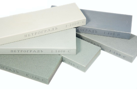 ХИТ! Заточной абразив ( абразивный водный камень) ПЕТРОГРАДЪ 200 х 70 х 20 мм p 120 грит ИА КТВ 70х20х200 РИФ #120 М00018926