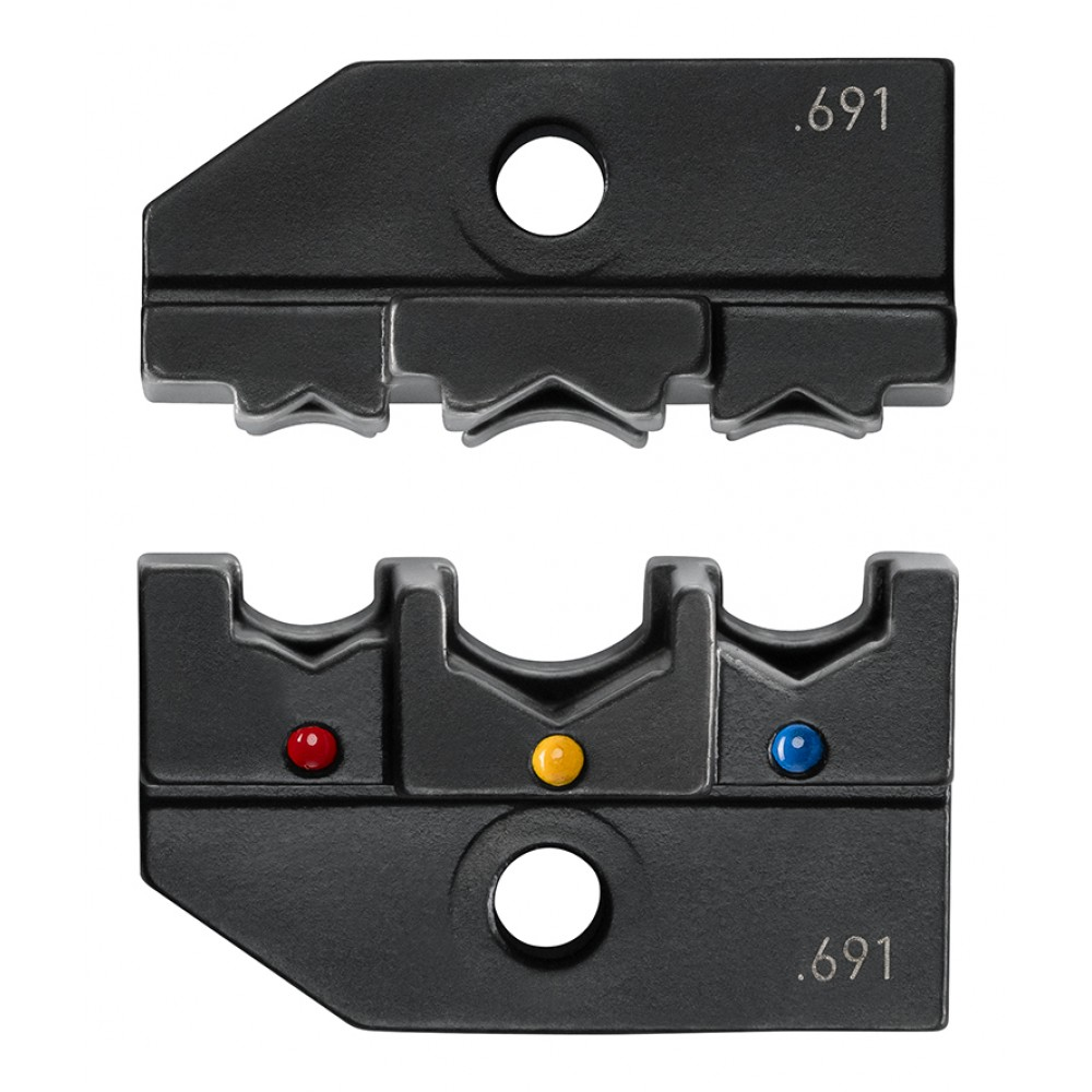 СКИДКИ НА MAXIМУМЕ! Плашка опрессовочная KNIPEX изолированные кабельные наконечники, штекеры, 0.5 -6.0 мм², 3 гнезда. Насадки для обжимника KN-974906 СКИДКИ НА MAXIМУМЕ! Плашка опрессовочная KNIPEX изолированные кабельные наконечники, штекеры, 0.5 -6.0 мм², 3 гнезда. Насадки для обжимника KN-974906