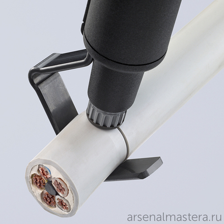 Стриппер 150 мм для круглого кабеля из ПВХ, резины, силикона, тефлона (ПТФЭ), 19 -40 мм, 16 30 145 SB KNIPEX KN-1630145SB