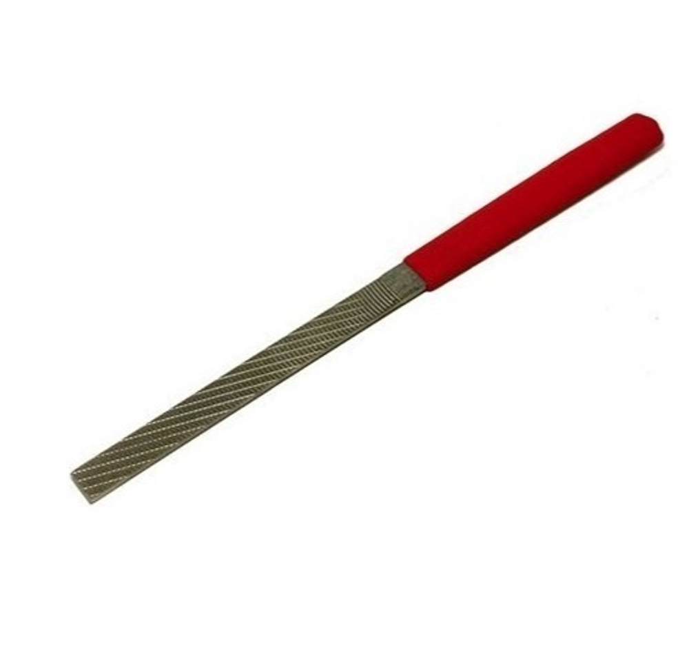 ХИТ! Рашпиль японский Iwasaki красный прямой плоский 200 х 10 мм шаг 1,2 мм Miki Tool MT CP-20N М00010363