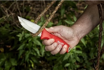 АКЦИЯ ЗИМА 2026 ХИТ! Нож строительный с фиксированным лезвием 101 мм из нержавеющей стали MILWAUKEE 4932464828