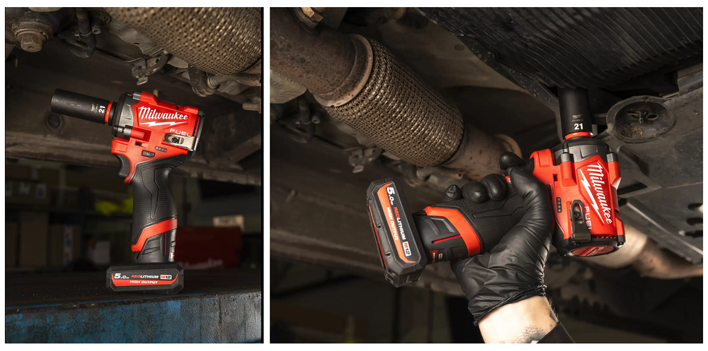 Легкий старт: Аккумуляторный импульсный гайковерт Milwaukee M12 FUEL FCIWF38G3-0, субкомпактный ударный с фиксацией фрикционным кольцом 3/8'' 4933493451