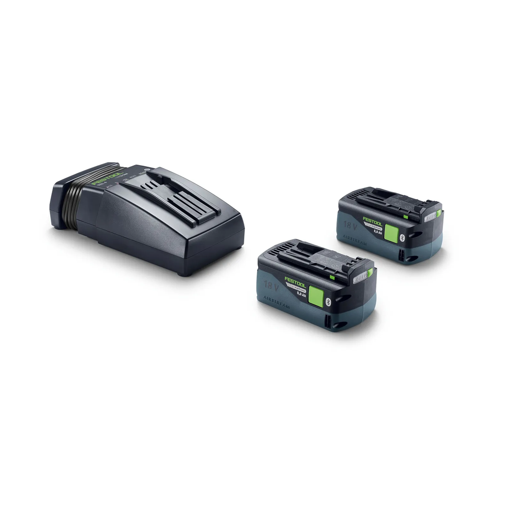 Новинка 2026! Энергокомплект стартовый FESTOOL 18В 2xHP5,0/TCL6, ДВА Аккумулятора BP 18 Li 5,0 HP-ASI 2x HighPower, Быстрозарядное устройство TCL 6 578736