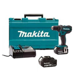 Новинка! КОМПЛЕКТ: Аккумуляторная дрель - шуруповерт Makita XPT 18 В, ДВА Аккумулятора 4 А·ч, Зарядное устройство, Кейс, Max D сверления металл 13 мм, дерево 38 мм DDF482RME