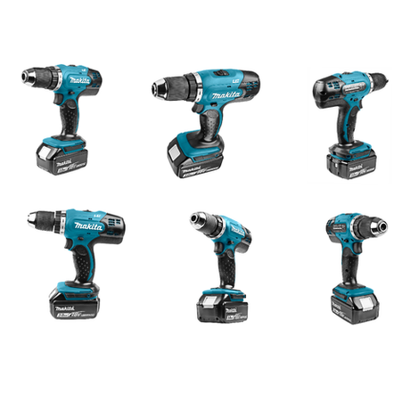 Новинка! КОМПЛЕКТ: Аккумуляторная дрель - шуруповерт Makita LXT 18В, Два аккумулятора 3 Ач, Зарядное устройство, кейс DDF453RFE