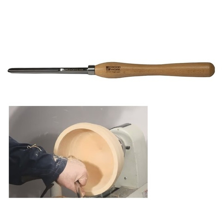Токарный желобочный резец 16 мм HSS M2 Woodwork PWT-016