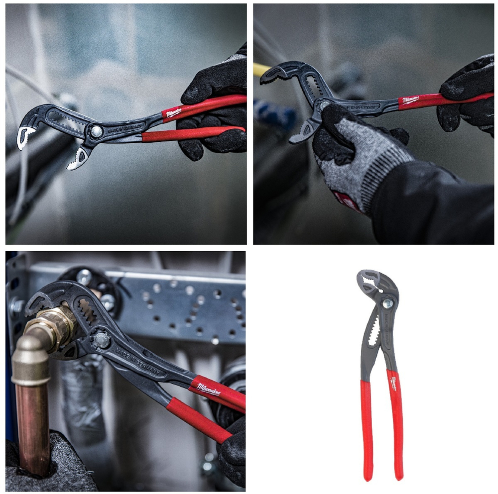 Новинка! Клещи сантехнические 300 мм, 14 позиций установки ADJUSTABLE WATER PUMP PLIER MILWAUKEE 4932492460