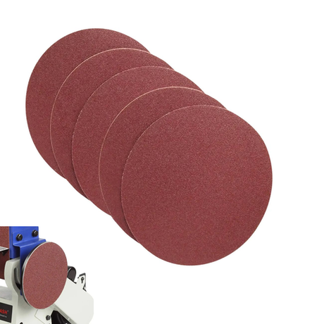 Новинка! Круги шлифовальные 5 шт. BELMASH 150 мм Р180 для установки на шлифовальных станках BDG 100/152, BDG 100/152L SD039H