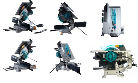 Комбинированная торцовочная пила Makita 1,65 кВт, диск 260/30 мм, глубина пропила 90° 93 мм, 2 в 1 торцовка и распиловочный станок LH1040